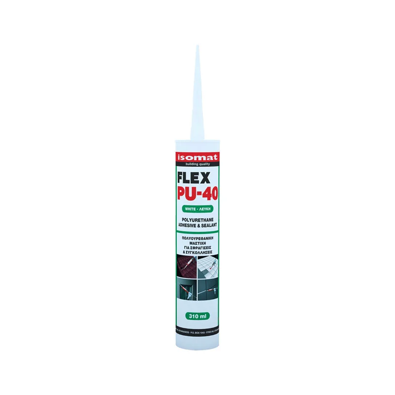 ISOMAT Еластичен залепващ и запълващ мастик FLEX PU-40 Brown 310ml